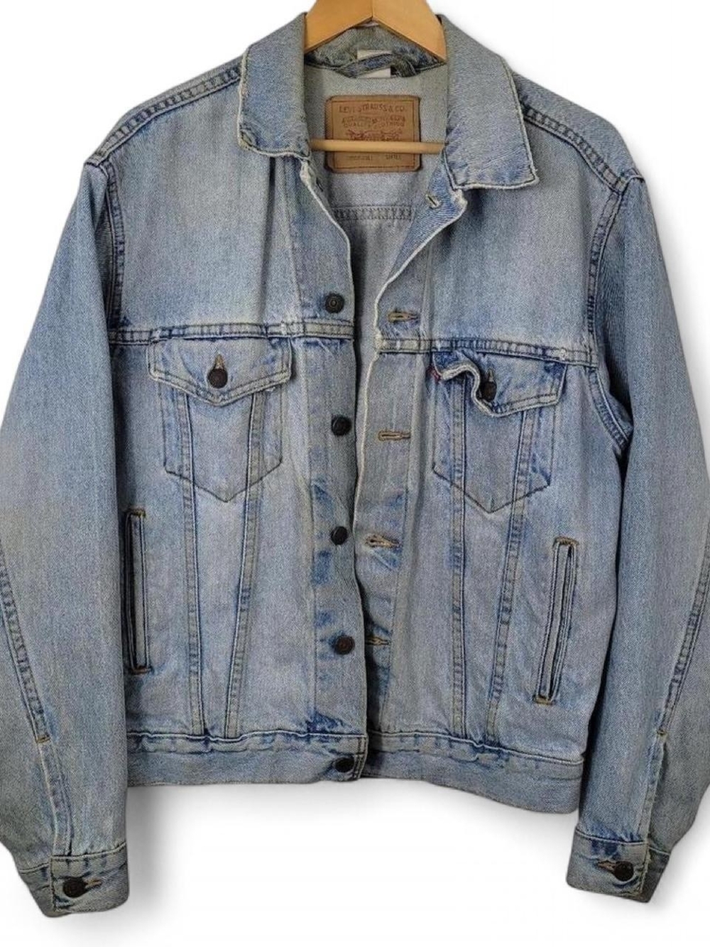 Levi's Light Wash Blue Denim Trucker Jacket